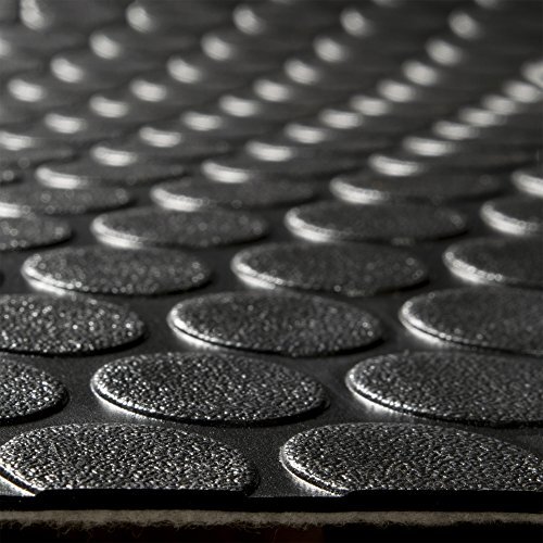 Coin flooring black 6 - flooring, 8'
