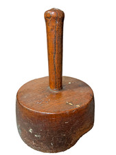 2x Vintage Wooden Mallets