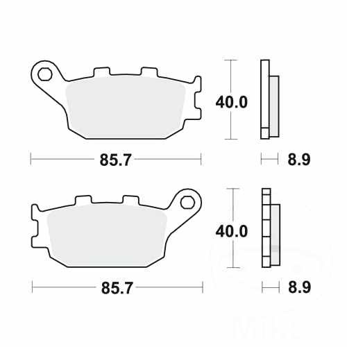 Trw brake pads - pads, 1