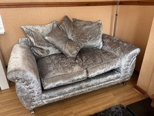 Crushed velvet two - crushed, sofa