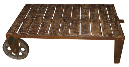 Industrial coffee table iron - industrial,