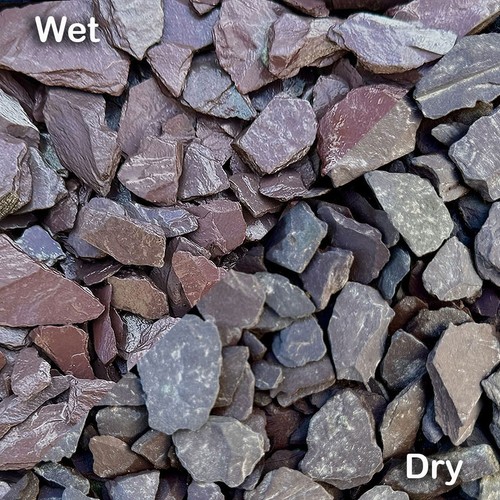 Plum slate chippings 20mm - plum, for