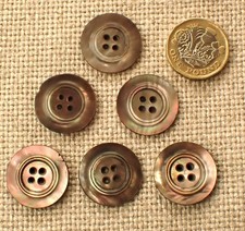 Vintage Carved Mother of Pearl