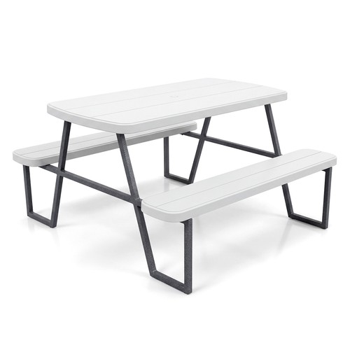 Gymax kids picnic table with - picnic,