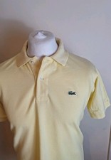 Lacoste Shirt Yellow Polo