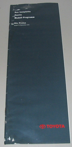 Price list toyota program - toyota,