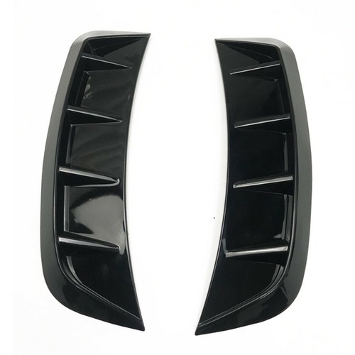 Glossy black car - black, front