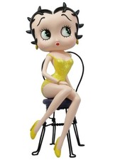 Betty Boop On Chair Yellow