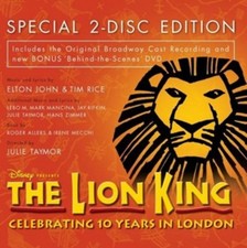 Various Artists : The Lion King CD Special  Album with DVD 2 discs (2010)