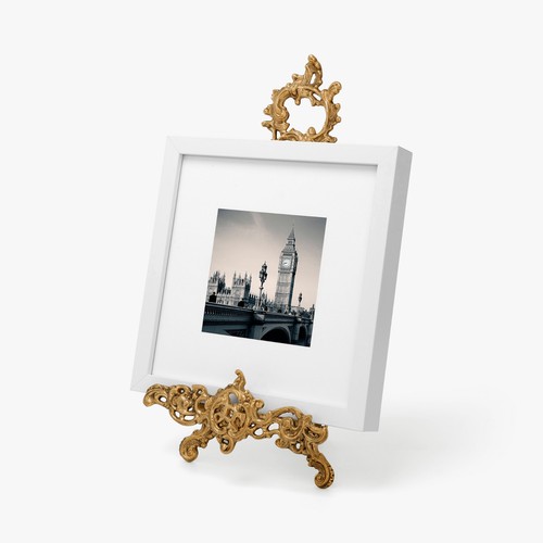 Solid brass decorative easel - solid,