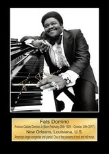 Fats Domino Music Poster