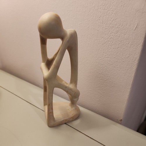 Hand carved soapstone - hand,