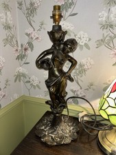 Large antique spelter art - antique,