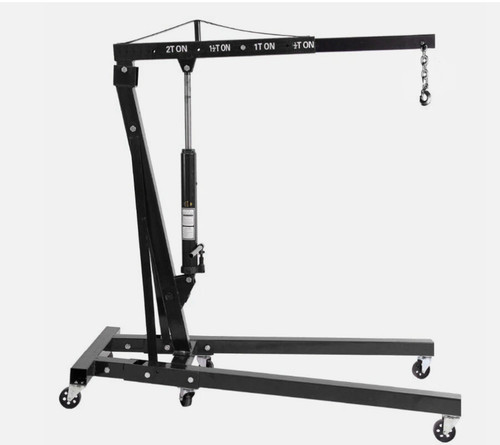 Ton black engine - crane, stand