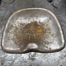 Old Style Vintage Steel Metal Seat Tractor Dumper Digger Forklift Truck Mower