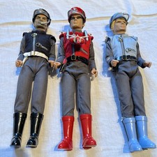 Captain Scarlet Vintage Carlton Figures Bundle 2001 Set 3 scarlet has sounds 