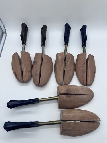 Lot pairs cedar shoe - of,