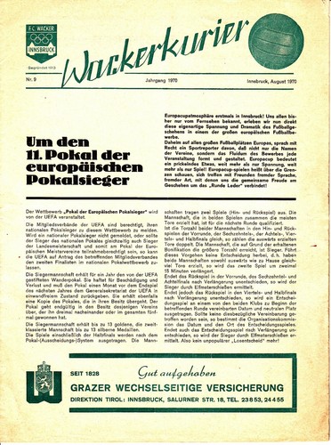 Aug 1970 wacker innsbruck - aug.,