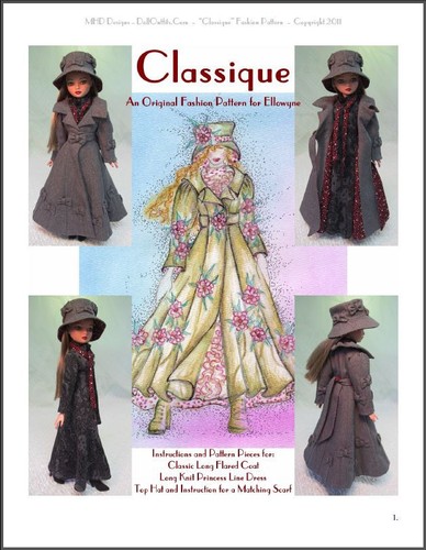 Classique fashion pattern - "classique",