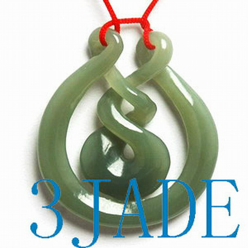 Nephrite jade eternity twist - jade,