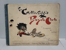 1896 The Golliwogg's Bicycle Club by Florence K. Upton 1st Edition Children's