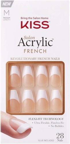 Kiss salon acrylic french - acrylic,