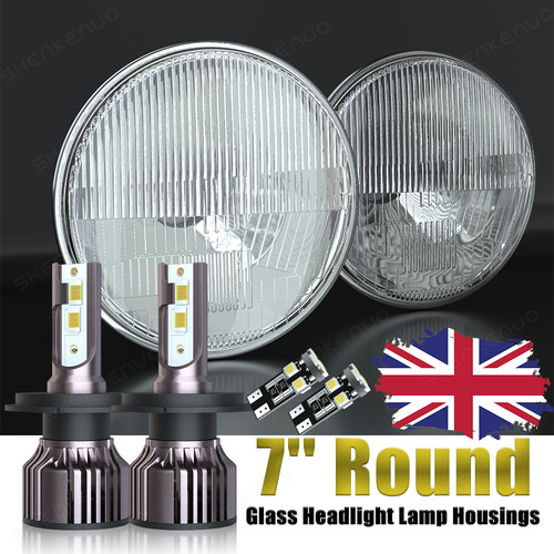 Pair inch led headlights - 7",