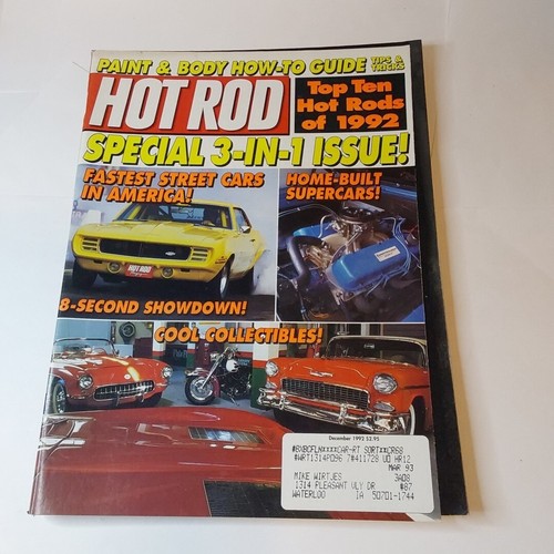 1992 dec hot rod - 1992/dec, magazine"