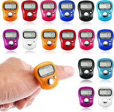 Finger Ring Digital Tasbeeh Tasbih Tally Counter Timer Religious Knitting Row