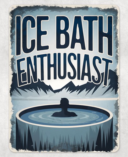 Ice bath enthusiast - ice, metal