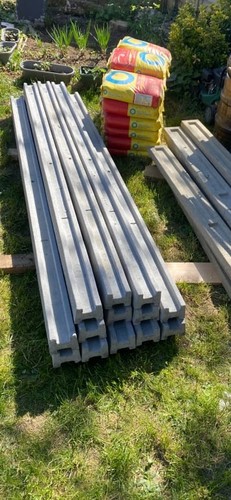 Concrete fence post - post, 80