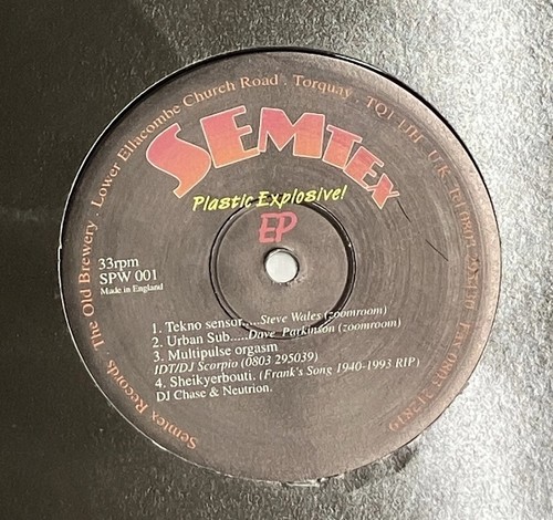 Semtex recordings plastic - semtex,