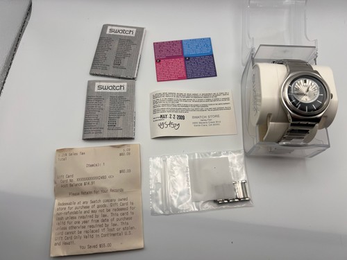 Swatch irony big silver - swatch, tuxedo