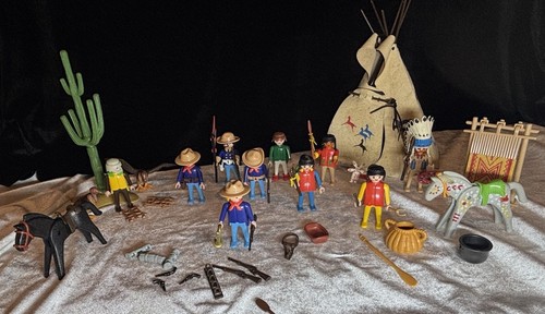 Vtg playmobil western - playmobil, u.s