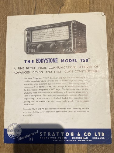 Eddystone 750 receiver - eddystone,