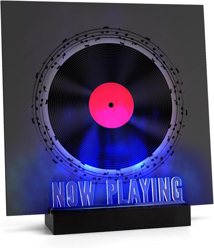Now playing vinyl record - now,