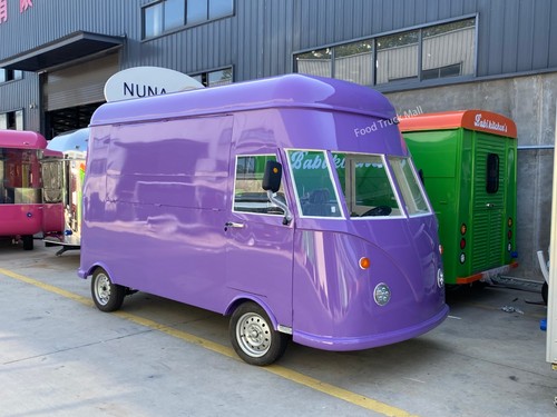 Vintage purple food - food, truck