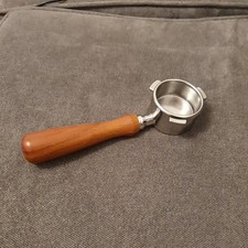 GAGGIA 58mm Bottomless Naked Portafilter Espresso Walnut Handle - 21g Basket