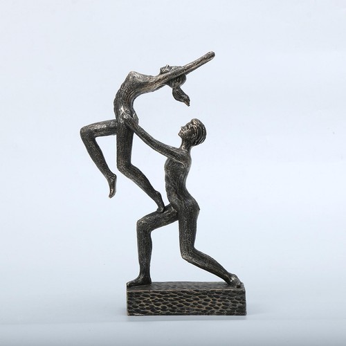 Decorative resin gymnast pose - resin,