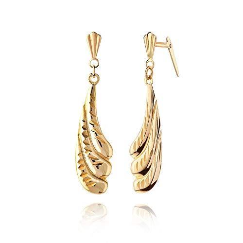 9ct yellow gold diamond cut