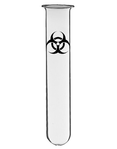 Shot glasses with - glasses, biohazard