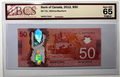 Bcs cunc 2012 - 65, canada