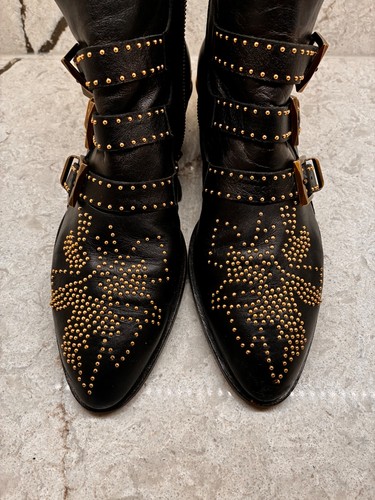 Chloé susanna black leather - chloé,