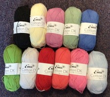 100g Emu Cotton D/K Wool/Yarn