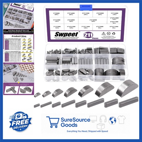 Metric woodruff key - key, assortment