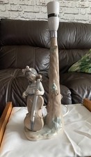 Lladro Nao Girl Figurine Table lamp H35cm X W14cm 