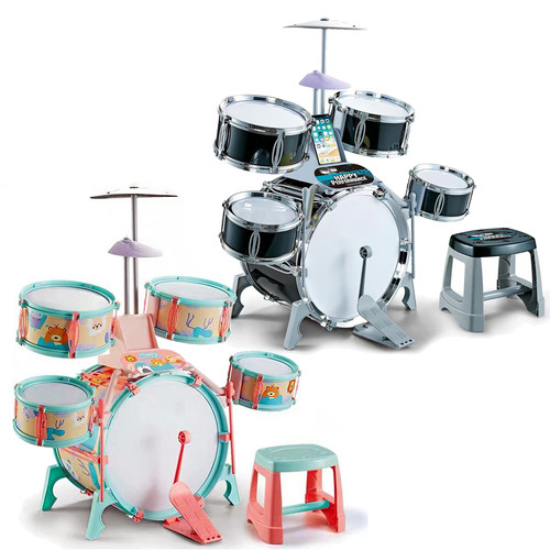 Kids jazz drums toy kit - toy,