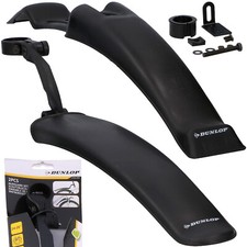 Dunlop Bicycle Bike Mud Guard 2PC Set Front Rear Mountain Bike MTB Mudguard Tyre