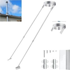 Extended Roof Bracket Supports Chimney Stove Pipe for Duravent Triple Wall 6" I.