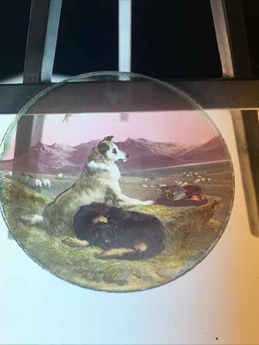 Magic lantern victorian glass - magic,
